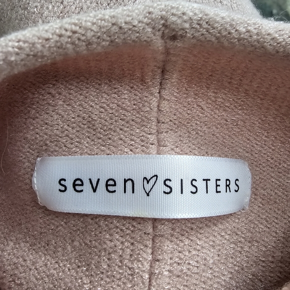 🌷Seven Sisters pink knit sweater - Picture 6 of 9